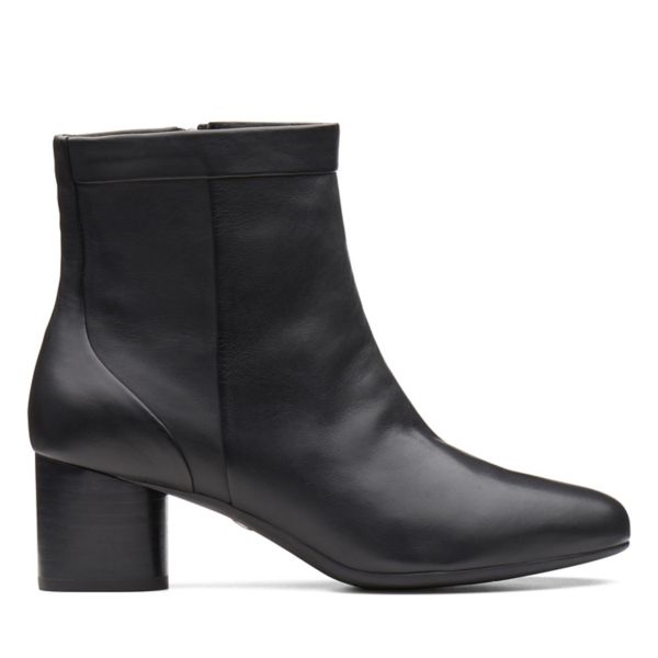 Clarks Womens Un Cosmo Up Ankle Boots Black | CA-921578